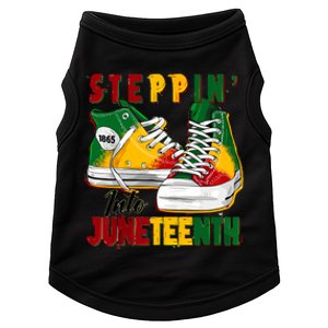 Steppin Into Juneteenth Like My Ancestors 1865 Freedom Day Doggie Tank