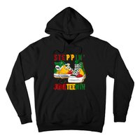 Steppin Into Juneteenth Like My Ancestors 1865 Freedom Day Hoodie