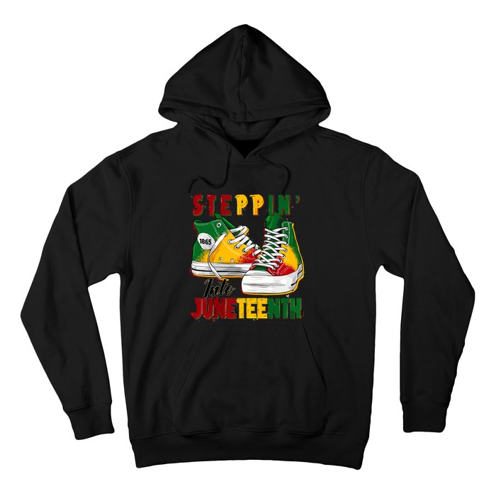 Steppin Into Juneteenth Like My Ancestors 1865 Freedom Day Hoodie