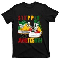 Steppin Into Juneteenth Like My Ancestors 1865 Freedom Day T-Shirt