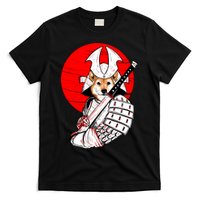 Shiba Inu Japanese Samurai Katana - Funny Dog Meme Anime  T-Shirt