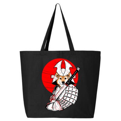 Shiba Inu Japanese Samurai Katana - Funny Dog Meme Anime  25L Jumbo Tote