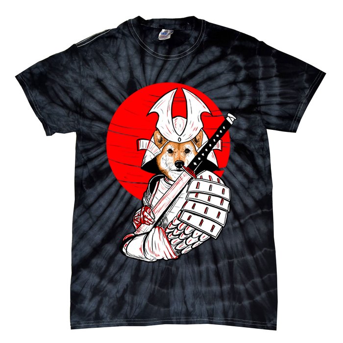 Shiba Inu Japanese Samurai Katana - Funny Dog Meme Anime  Tie-Dye T-Shirt