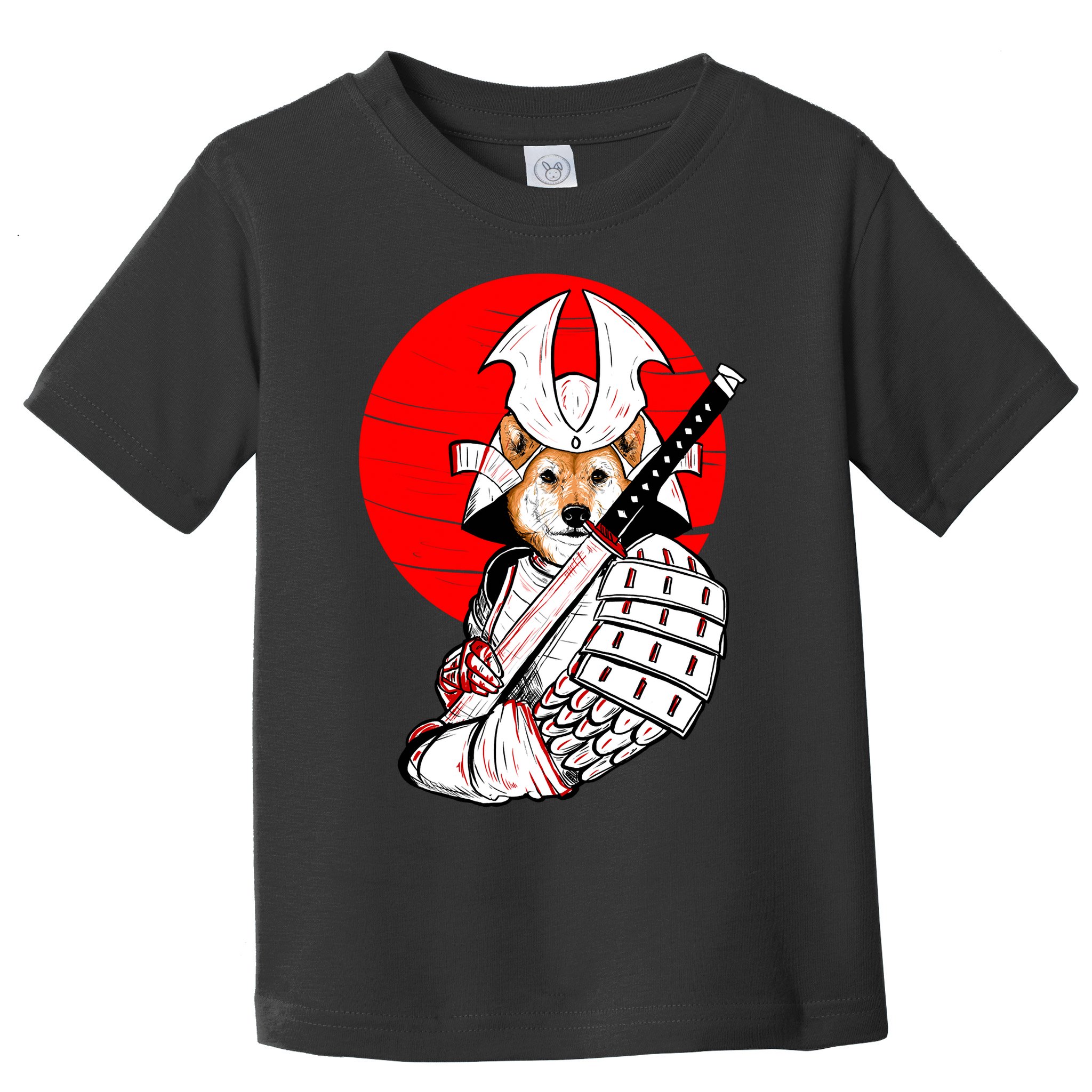 Shiba Inu Japanese Samurai Katana - Funny Dog Meme Anime  Toddler T-Shirt