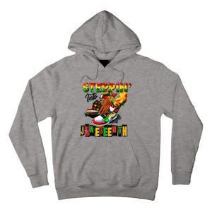 Steppin Into Juneteenth African Pride Black African Boy Tall Hoodie