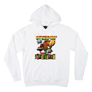 Steppin Into Juneteenth African Pride Black African Boy Hoodie