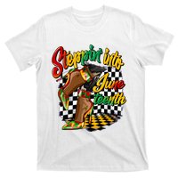 Stepping Into Juneteenth Like My Ancestors High Heel Women T-Shirt