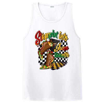 Stepping Into Juneteenth Like My Ancestors High Heel Women PosiCharge Competitor Tank