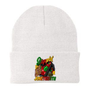 Stepping Into Juneteenth Remembering My Ancestors Girl Women Knit Cap Winter Beanie