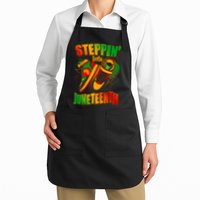 Steppin Into Juneteenth Sneaker Gym Shoes Celebrate Juneteenth Apron