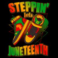 Steppin Into Juneteenth Sneaker Gym Shoes Celebrate Juneteenth Flatbill Hat