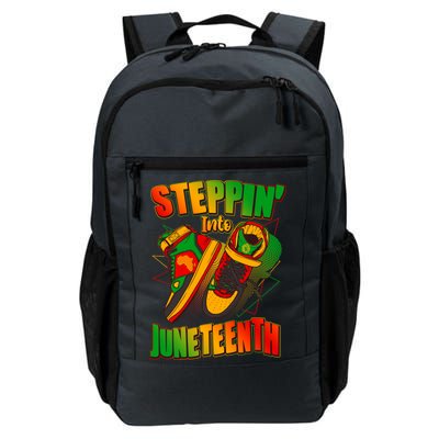 Steppin Into Juneteenth Sneaker Gym Shoes Celebrate Juneteenth Daily Commute Backpack