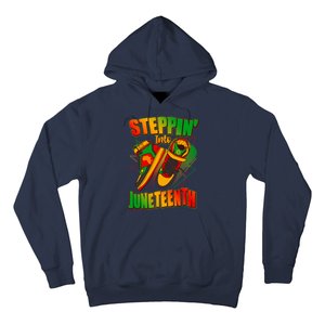 Steppin Into Juneteenth Sneaker Gym Shoes Celebrate Juneteenth Hoodie