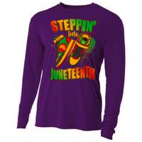 Steppin Into Juneteenth Sneaker Gym Shoes Celebrate Juneteenth Cooling Performance Long Sleeve Crew