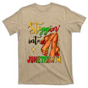 Stepping Into Juneteenth Remembering My Ancestors T-Shirt