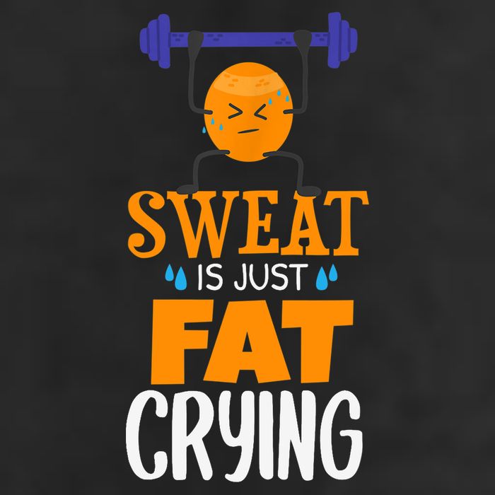 Sweat Is Just Fat Crying! Funny gym workout Cool Comfort Performance Bucket Hat