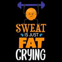 Sweat Is Just Fat Crying! Funny gym workout Impact Tech Backpack