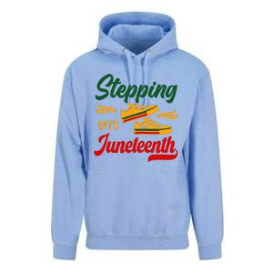 Stepping Into Juneteenth 1865 Black History Month Black Proud Africa Unisex Surf Hoodie