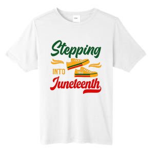 Stepping Into Juneteenth 1865 Black History Month Black Proud Africa Tall Fusion ChromaSoft Performance T-Shirt