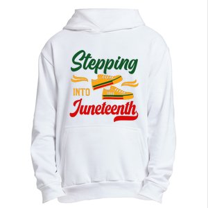 Stepping Into Juneteenth 1865 Black History Month Black Proud Africa Urban Pullover Hoodie