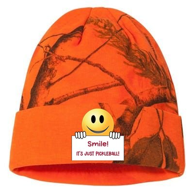 Smile Its Just Pickleball | Fun Pickleball | Great Pickleball Stuff  Kati Licensed 12" Camo Beanie