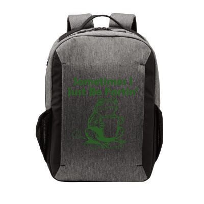 Sometimes I Just Be Fartin Funny Frog Vector Backpack