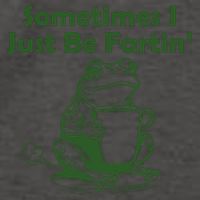 Sometimes I Just Be Fartin Funny Frog Vector Backpack