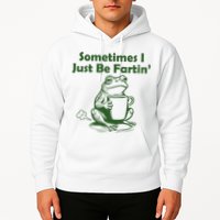 Sometimes I Just Be Fartin Funny Frog Hoodie