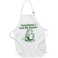 Sometimes I Just Be Fartin Funny Frog Apron