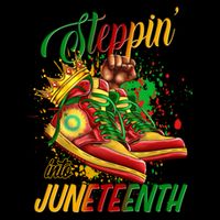 Stepping Into Junenth Like My Ancestors Shoes Great Gift Cooling Performance Crew T-Shirt