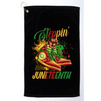 Stepping Into Junenth Like My Ancestors Shoes Great Gift Golf Towel