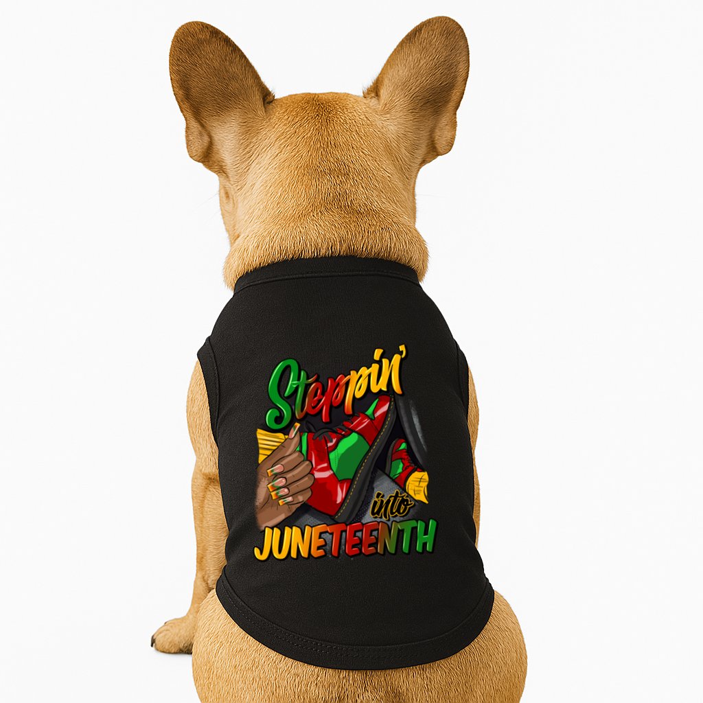 Stepping Into Junenth Remembering My Ancestors Gift Doggie Tank