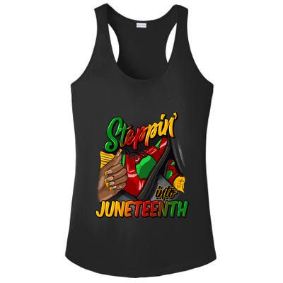 Stepping Into Junenth Remembering My Ancestors Gift Ladies PosiCharge Competitor Racerback Tank