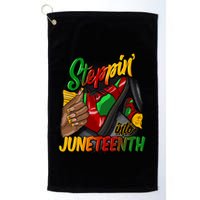 Stepping Into Junenth Remembering My Ancestors Gift Golf Towel