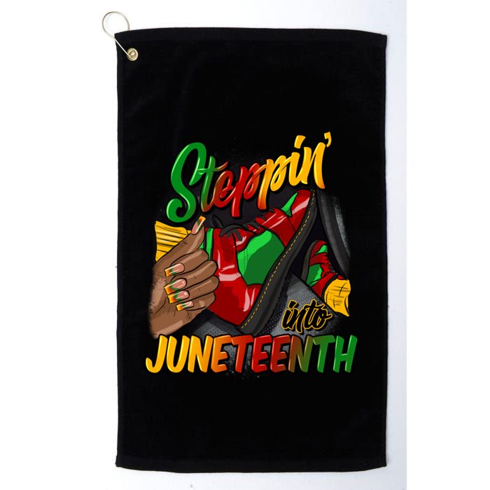 Stepping Into Junenth Remembering My Ancestors Gift Golf Towel