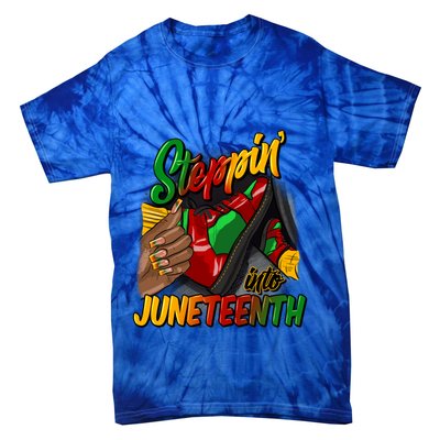 Stepping Into Junenth Remembering My Ancestors Gift Tie-Dye T-Shirt