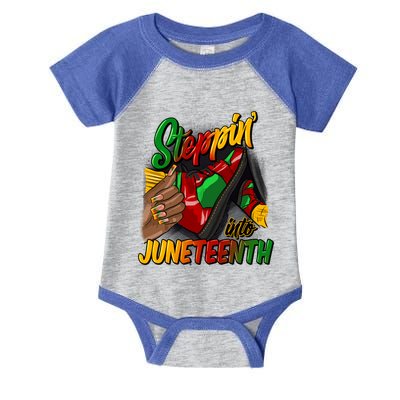 Stepping Into Junenth Remembering My Ancestors Gift Infant Baby Jersey Bodysuit
