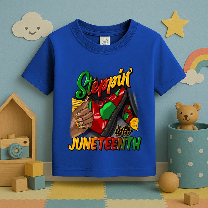 Stepping Into Junenth Remembering My Ancestors Gift Toddler T-Shirt