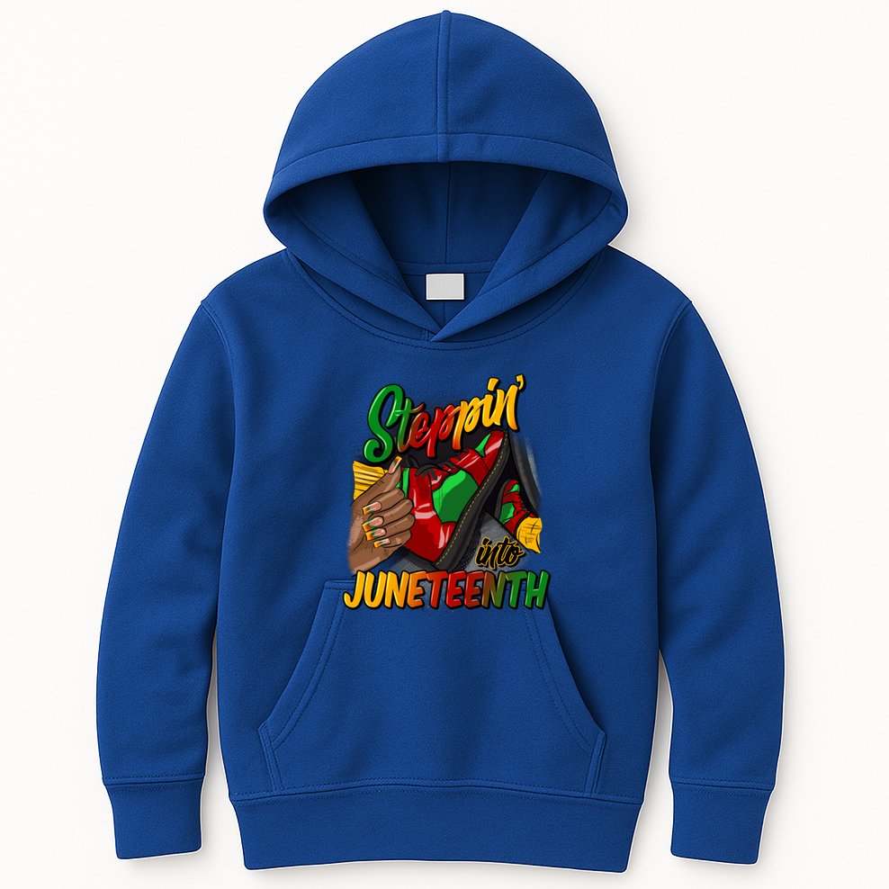 Stepping Into Junenth Remembering My Ancestors Gift Kids Hoodie