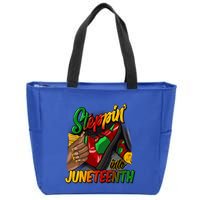 Stepping Into Junenth Remembering My Ancestors Gift Zip Tote Bag