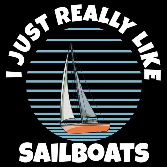 Sailboat I Just Really Like Sailboats Gift Cooling Performance Long Sleeve Crew