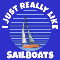Sailboat I Just Really Like Sailboats Gift 16 in Basic Backpack
