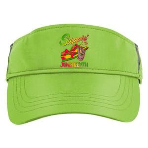 Steppin Into Juneteenth Adult Drive Performance Visor