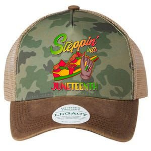 Steppin Into Juneteenth Legacy Tie Dye Trucker Hat