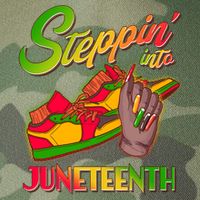 Steppin Into Juneteenth Legacy Tie Dye Trucker Hat