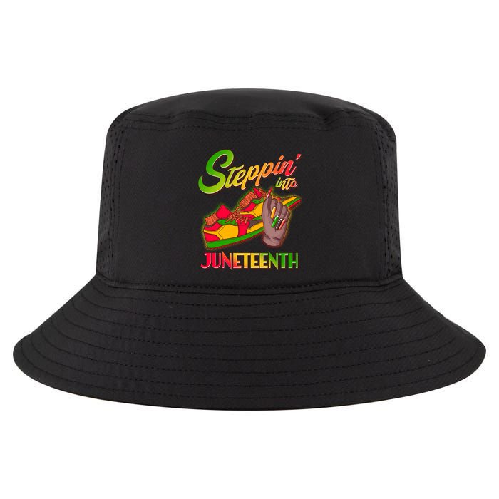 Steppin Into Juneteenth Cool Comfort Performance Bucket Hat