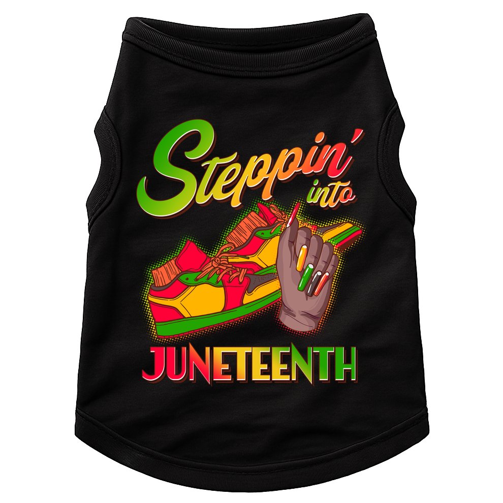 Steppin Into Juneteenth Doggie Tank