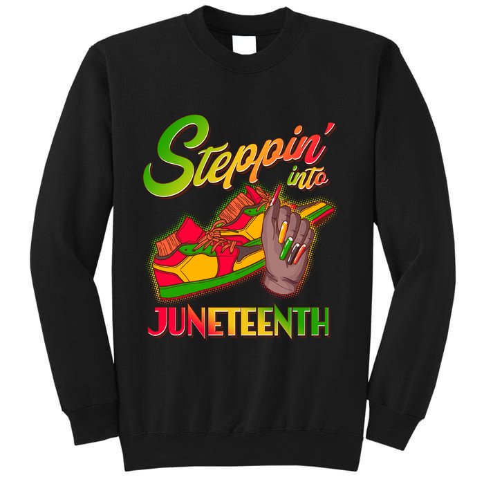 Steppin Into Juneteenth Sweatshirt