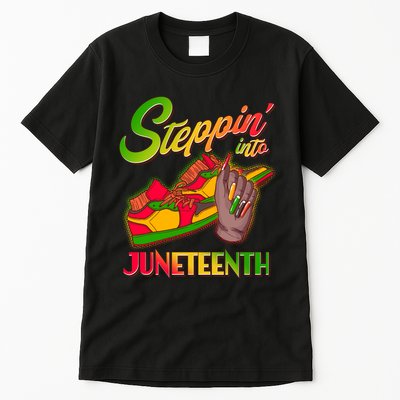 Steppin Into Juneteenth Tall T-Shirt