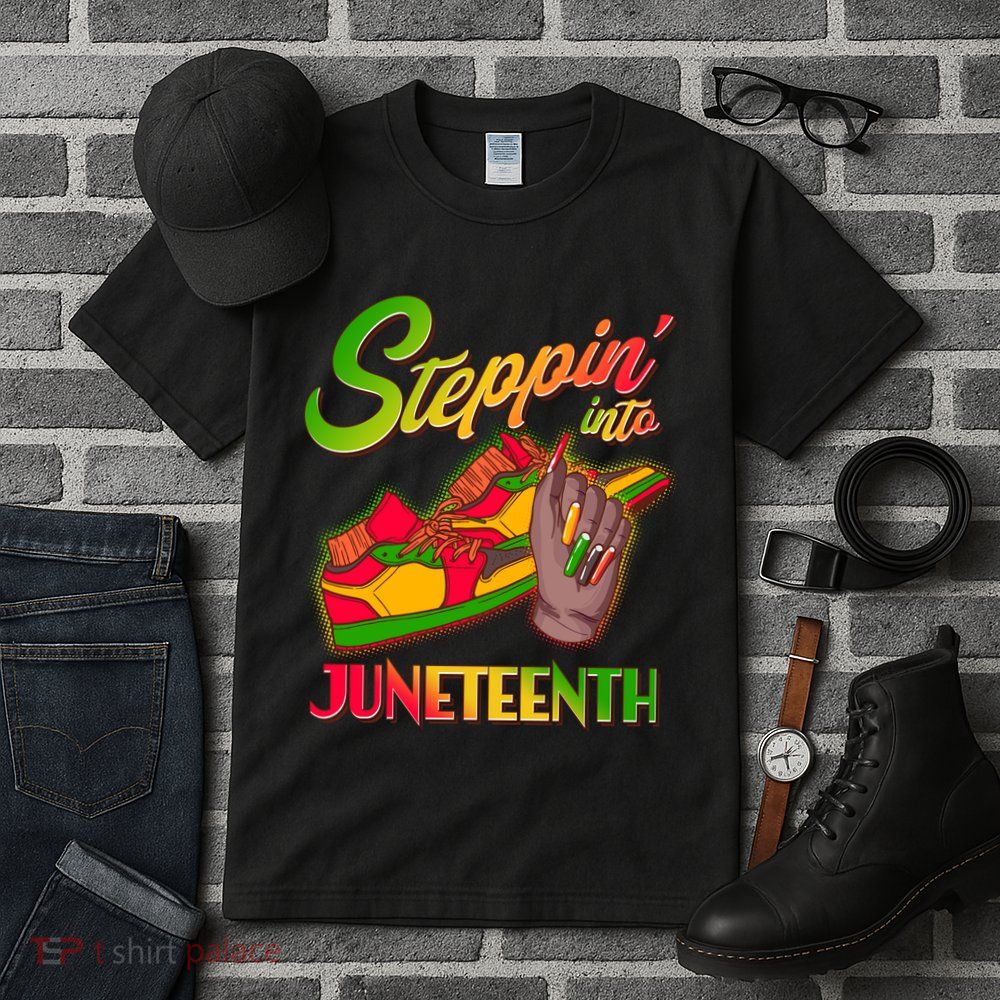 Steppin Into Juneteenth Tall T-Shirt